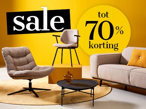 Sale: tot 70% korting op showroommodellen in onze winkels