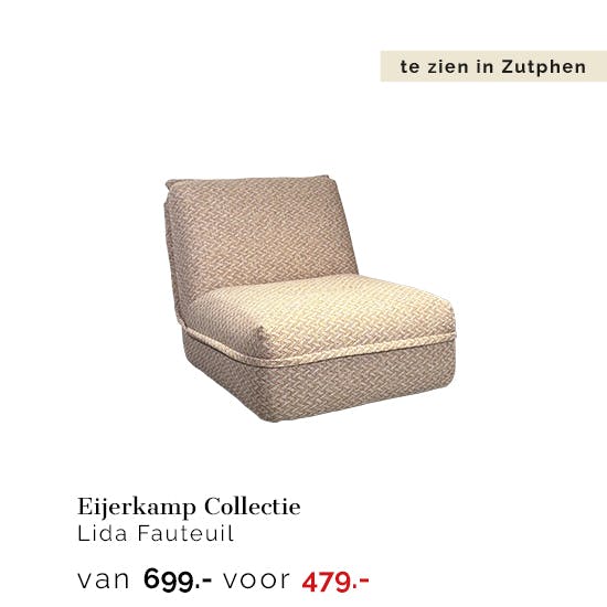 1693900Z Eijerkamp Collectie Lida Fauteuil