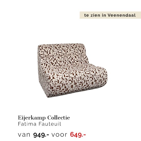 1693282V Eijerkamp Collectie Fatima Fauteuil