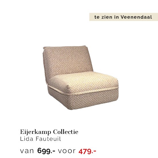 1693900V Eijerkamp Collectie Lida Fauteuil