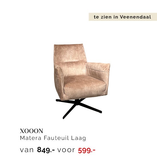 1687336V XOOON Matera Fauteuil Laag