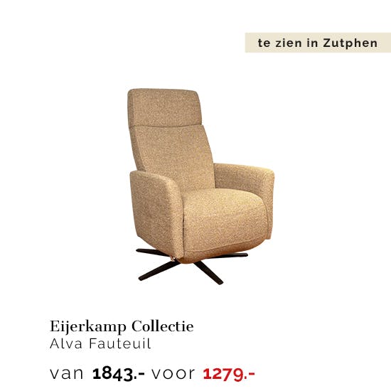 1686317Z Eijerkamp Collectie Alva Fauteuil