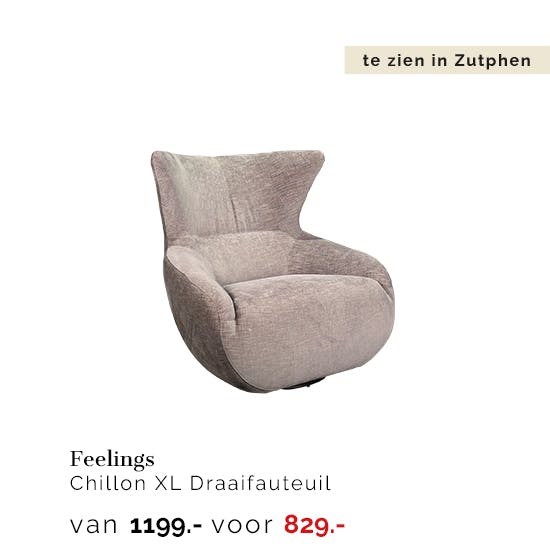 1694543Z Feelings  Chillon XL Draaifauteuil