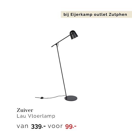 1633103Z Zuiver Lau Vloerlamp