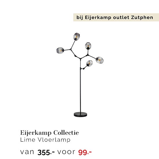 1624105Z Eijerkamp Collectie Lime Vloerlamp